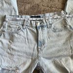 Aeropostale Light Wash Distressed Mom Jeans size 8 . Photo 4