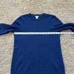 L.L.Bean  Navy Blue Women's Classic Cashmere Crewneck Sweater Long Sleeve Size S Photo 8