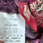 American Eagle Vintage Outfitters Floral Midi Skirt Women's 12 Purple Flare Boho Photo 3