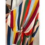 Buckle Willow & Root  Multicolored Striped Tie Waist Tank Top Woman’s Size Large Photo 1