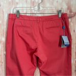 Les Canebiers Raspberry Straight Leg Tartane Pants Size XL Pink Photo 7