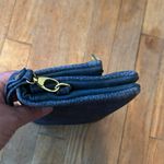Adrienne Vittadini  Textured‎ Blue Wristlet Fold Over Photo 5