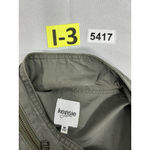 Womans Kensie Jeans Utility Jacket Medium Green Full Zip Snap Front Mock Neck Photo 2