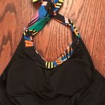 NWOT Hapari Blouson Tankini Halter Swim Top Black Photo 2