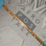 Aeropostale  hoodie graphic sweatshirt long sleeve pouch pocket gray navy size XL Photo 8