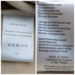 Anine Bing Dylan University Logo Sweatshirt Large 100% Cotton F268 Photo 6