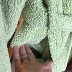 High Sierra Vintage  Light Green Plush Robe Size Medium Photo 5