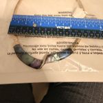 Choker Collar Necklace Gold Tone Abstract Art Inlay Statement Piece Photo 7