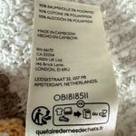 Free People Kennedy Pullover Sweater Ivory Oak Combo Large Chunky Knit Stripes Photo 8