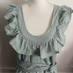 Free People  • Ruffled Light Blue Lara Dress Criss Cross Back Photo 2