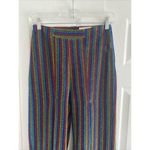 L'Atiste by Amy Womens Small Wide Leg Rainbow Glitter Pants Pride Boho Chic Photo 2