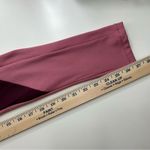 Gymshark Asymmetric V Cut High Waisted Dusty Pink Dark Ruby Leggings Size Small Photo 9