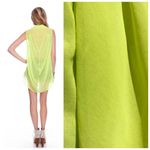 Lush Clothing LUSH Hi-Low Yellow Neon Sleeveless Button Down Blouse Top, sz. S Photo 6