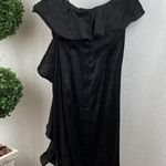 Banana Republic Black Sleeveless Ruffle Accent Dress 00P NEW Photo 2
