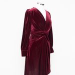 Vince Camuto  -  Velvet Knot-Front Long Sleeve Dress Photo 4
