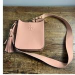 Tory Burch ‎ Thea Pink Moon Web Shoulder Bag Crossbody Purse Messenger Photo 1