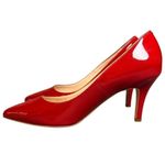 Cole Haan  Grand.OS Pumps Women’s 8 Red Patent Leather Pointed Toe Heels 3.5" Photo 0
