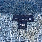 J.Jill Pure Jill Indigo Quilted Matelasse Jacquard Snap
Denim Chambray Relaxed Jacket M Photo 9