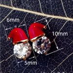 Festive Red Santa Hat Earrings Photo 5
