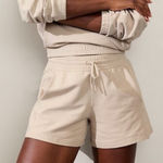 Athleta  Retroterry Shorts Tan/Sand color- Size Medium🔹 Photo 0