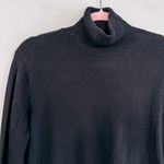 Pull & Bear  Black Turtleneck Long Sleeve Sweater Size Medium Photo 2