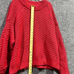Universal Threads Universal Thread Sweater Womens XL Red Cable Knit Cotton Outdoor Everyday Wear Photo 4