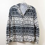 Victoria's Secret PINK Victoria’s Secret Peace Sign Black/Cream Button Down Two Piece Pajama Set Photo 1