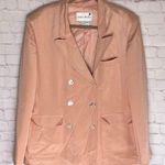Stanley Blacker Women's Pink Silk Vintage Blazer Woman’s Size 16 Photo 0