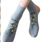 Source Unknown WOMENS Crew Socks Casual Cotton Cute Fun Novelty Girl Thin Dress Socks Sz 5-9 Photo 0