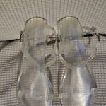 Bamboo  Clear Sandals with Sparkling‎ Accents Photo 4