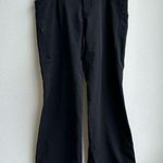 Mountain Hardwear  Black Nylon Hiking Athletic Travel Pants Size 10 Straight Leg Photo 0