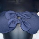 Juicy Couture Navy Strapless Double Bow Bikini Top Photo 2
