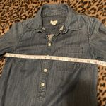 J.Crew GUC Denim Shirtdress Women’s Size XXS Jean 3/4 Button Shirt Dress Stylish Photo 5