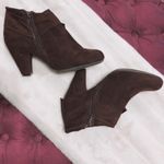 kim rogers Ankle Boots Vera Suede Brown Booties Size 8M Photo 2