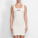 SKIMS NWT  Team USA Olimpic Shirt MINI DRESS Long TANK TOP Sleeveless SZ L #1470 Photo 1
