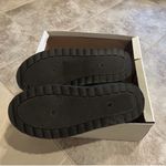 Esprit š Winola faux fur lace up side zip mid calf boots black size 7 Photo 8