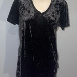 Spring & Mercer Velvet Leggings Tee black tunic top shirt small woman’s Photo 0