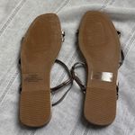 H by Halston Ethereal Metallic Silver Strappy Sandals Photo 2