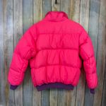 Columbia Reversible Down Puffer Jacket Vintage Hot Pink Purple Large Ski Coat Photo 2
