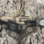 Vince Camuto  Cream and mother of pearl buckle  Belt Photo 4