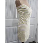 American Eagle  Yellow And White Striped Strapless Mini Dress XXL Classic Photo 1