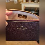 Kate Spade  Deep Nova Shimmy Glitter Cosmetic Case NWT Photo 2