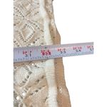 VTG Only Necessities Cream Open Knit Short Sleeve V Photo 7