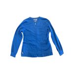 Grey’s Anatomy Barco Women’s Scrub Jacket Blue Zip Front Stretch Size S GRSW873 Photo 1