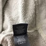 Aerie Womens Sweater Pullover Sheer Back Metallic Scoop Neck Gray M Photo 4