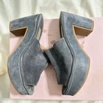 L’Autre Chose women suede wedges clogs in Grey size36 Size 6 Photo 3