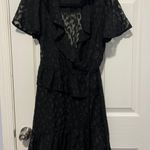 Ten Sixty Sherman Black Lace Dress Photo 2