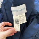 Alfred Angelo  Women's 6 One Shoulder Formal Gown Blue Long Bridesmaid Hoco Gala Photo 10