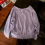 Purple Aerie Waffle Sweater Photo 1