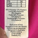 Seafolly  hot pink Rouleau Brazilian Bikini Bottoms Photo 11